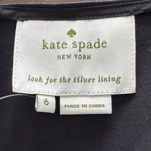 Kate Spade Boatneck Fit & Flare Black & White Rio de Janeiro Midi Dress NWT sz 6 - Picture 10 of 11